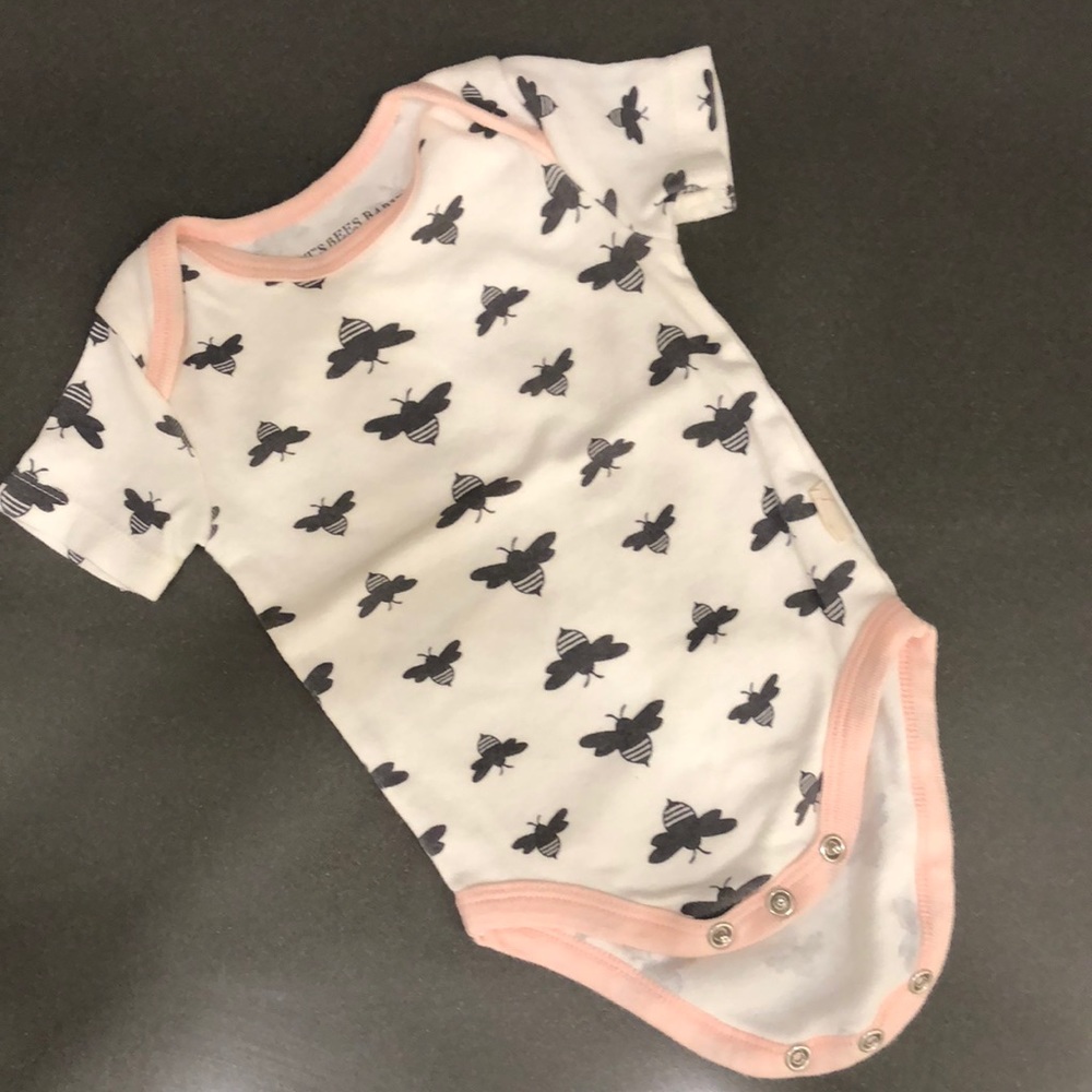 Burt’s bees baby onesie